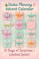 *PRESALE* Stickie Planning | 2025 - 12 Days Advent Calendar