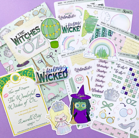 Shine Sticker Studio - The Witches of Oz | October 2025 Subscription