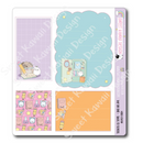 Back To School | Hobo Cousin Day On One Page Sticker Sheet