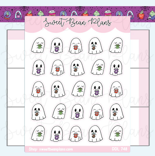 Coffee Ghosts | Sticker Sheet