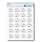 Kawaii Daisy - Coffee | Sticker Sheet