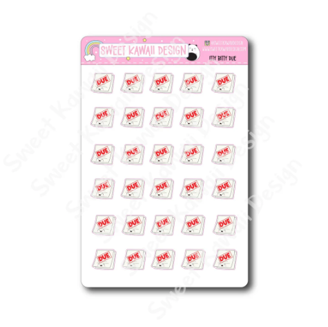 Kawaii Due | Sticker Sheet