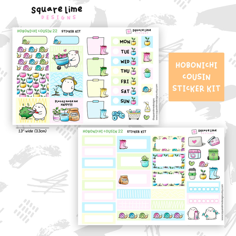 Gardening | Hobonichi Cousin Kit
