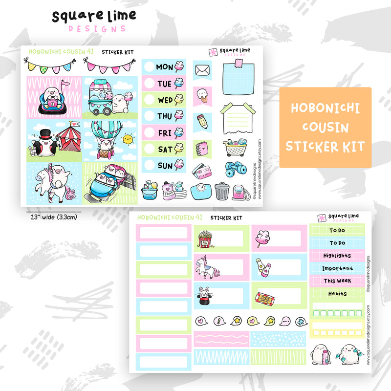 Fun Fair | Hobonichi Cousin Kit