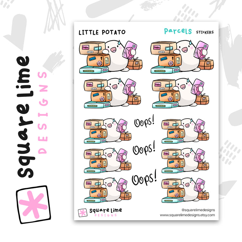Little Potato - Parcels | Sticker Sheet