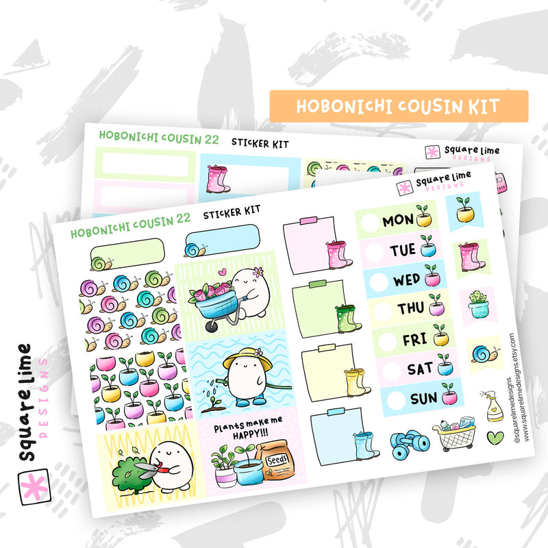 Gardening | Hobonichi Cousin Kit