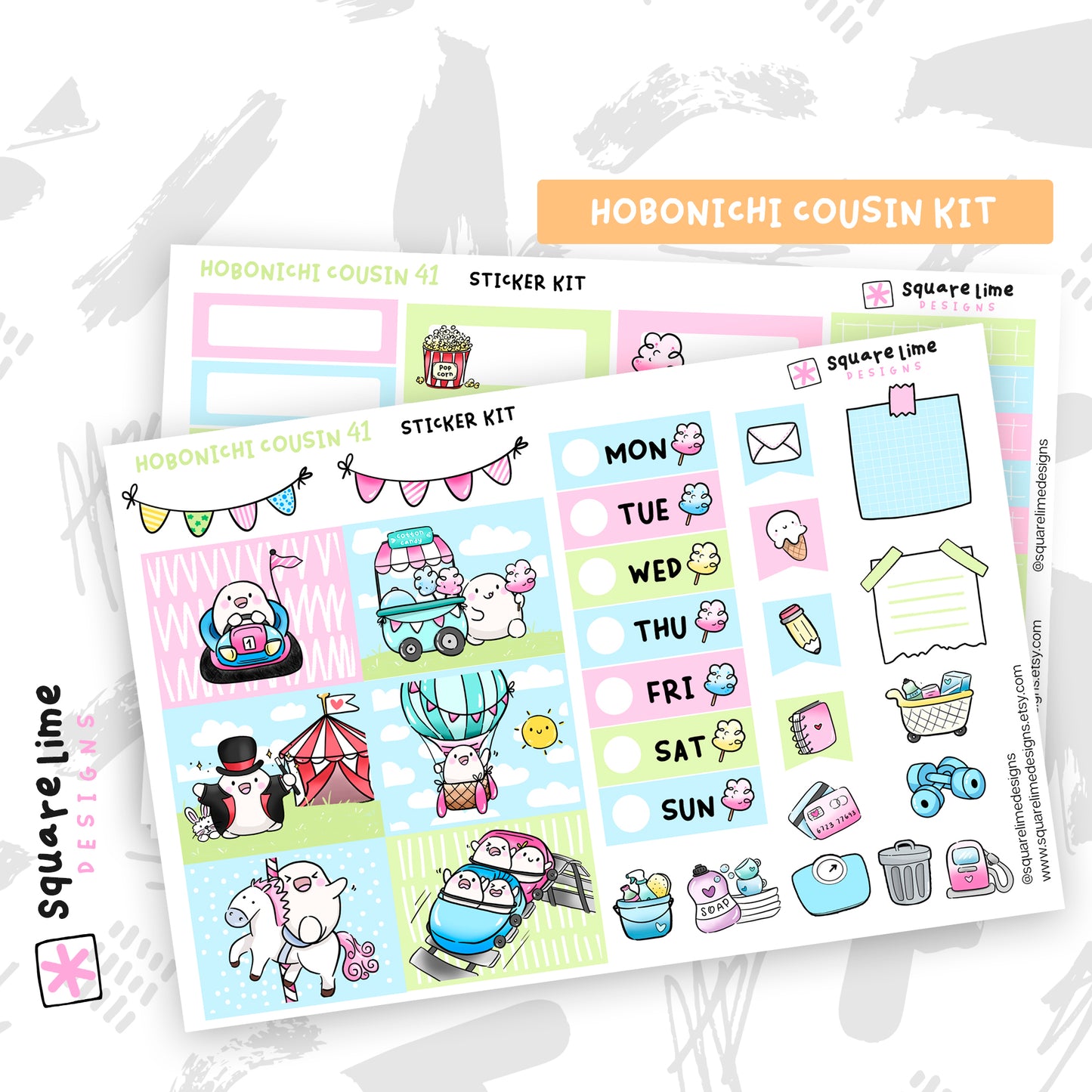 Fun Fair | Hobonichi Cousin Kit
