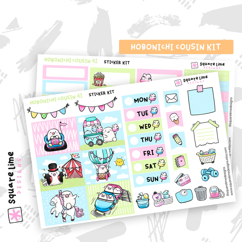 Fun Fair | Hobonichi Cousin Kit