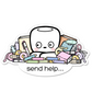 Send Help | Sticker Flake