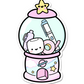 Cocoa Gumball Machine | Sticker Flake