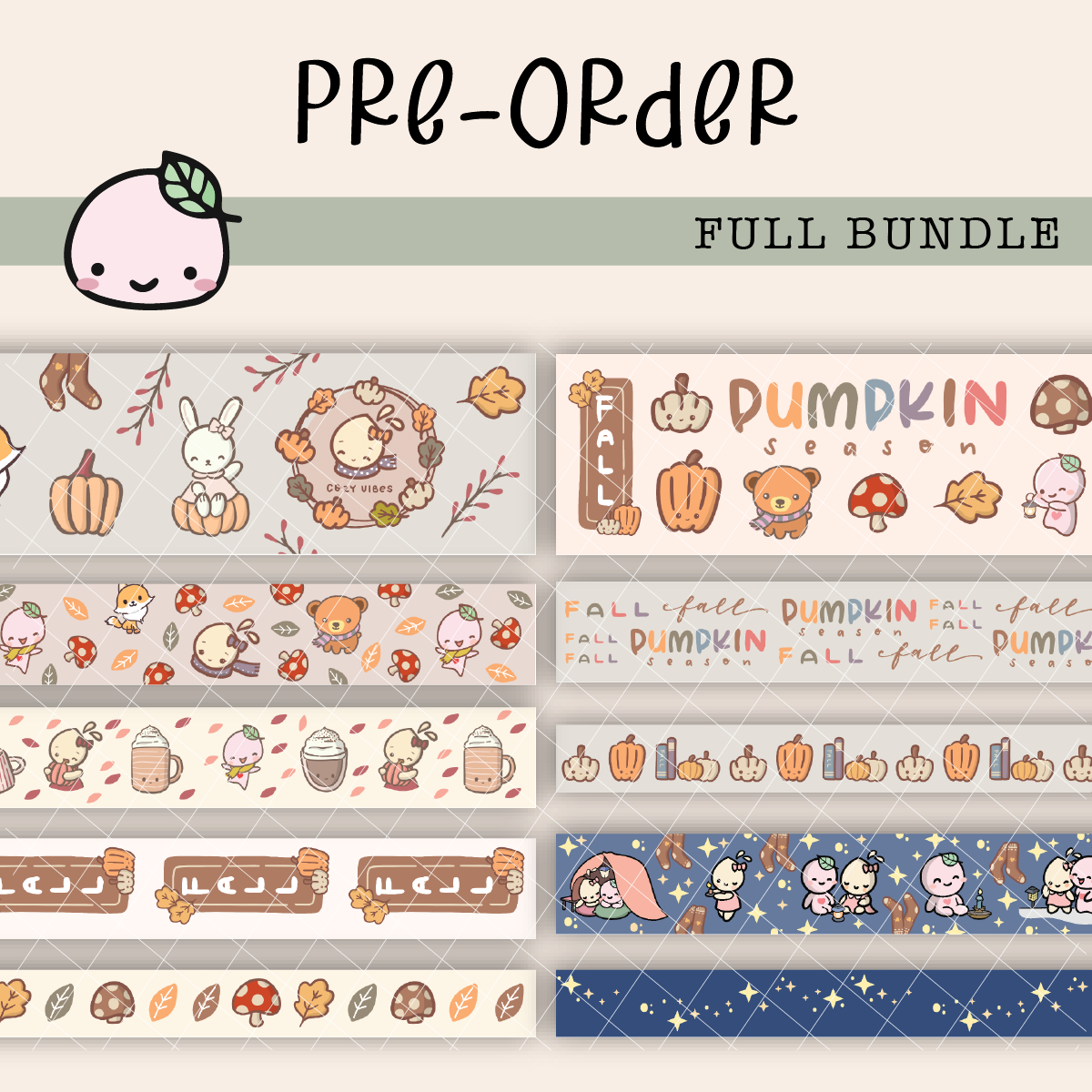 *PREORDER*  Full Fall Bundle | Washi