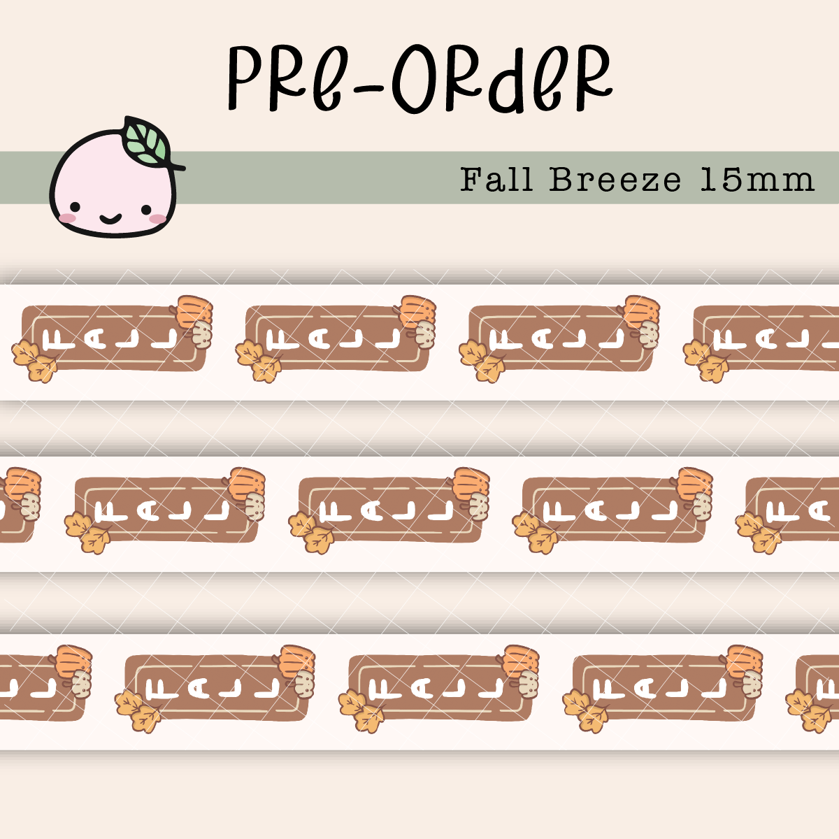 *PREORDER*  Fall Breeze | Washi