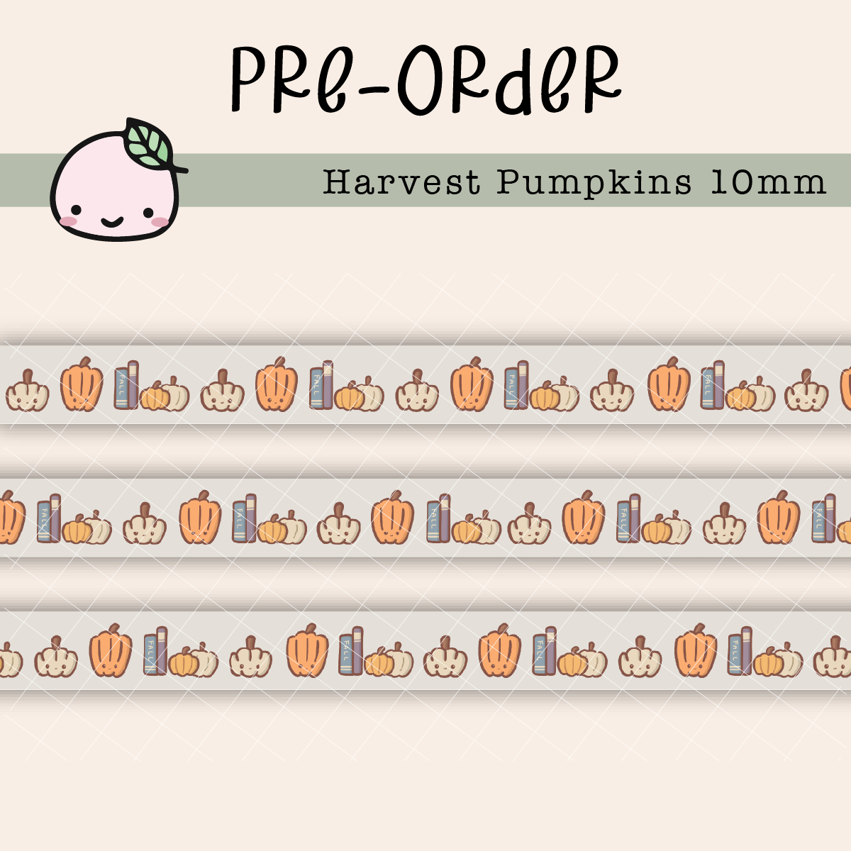 *PREORDER*  Harvest Pumpkins | Washi