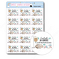 Kawaii Fueled by Coffee | Sticker Sheet