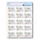 Kawaii Fueled by Coffee | Sticker Sheet