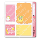 Lemon Squeeze| Hobo Cousin Day On One Page Sticker Sheet