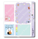 Snack Attack | Hobo Cousin Day On One Page Sticker Sheet