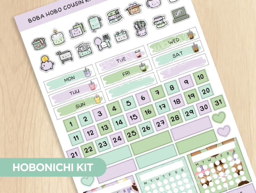 Boba Theme | Hobo Cousin Monthly Kit