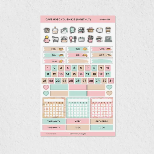 Parisian Cafe Theme | Hobo Cousin Monthly Kit
