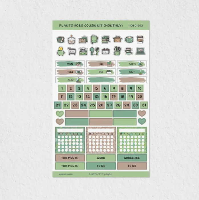 Plants Theme | Hobo Cousin Monthly Kit