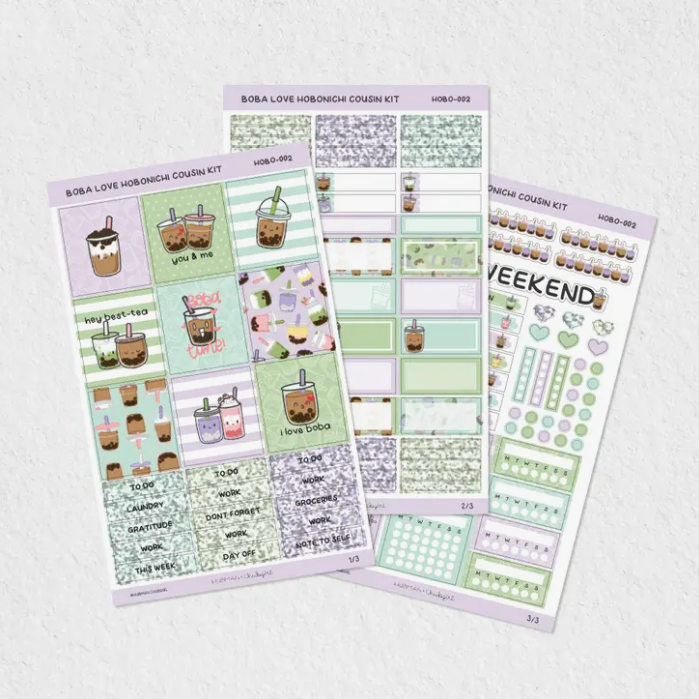 Boba Theme | Hobo Cousin Weekly Kit