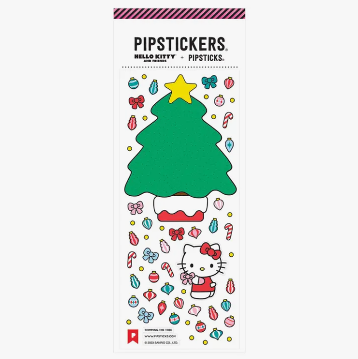 Hello Kitty Trimming the Tree | Sticker Sheet
