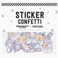 Hello Kitty and Friends - Unicorn Fantasy | Sticker Confetti