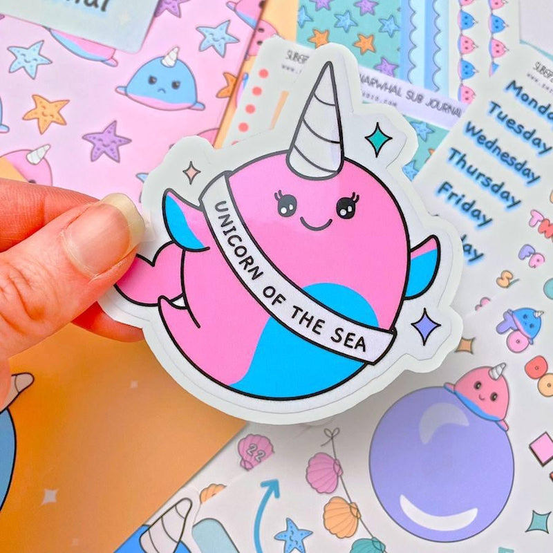 Shine Sticker Studio - Nifty Nahwhal | July Subscription