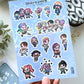 Huntrix & Saja Boys | Sticker Sheet