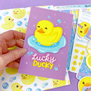 Shine Sticker Studio - Lucky Ducky | February 2025 Subscription