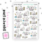 Little Potato - Hard Day at Work | Sticker Sheet
