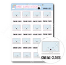 Kawaii Online Class | Sticker Sheet