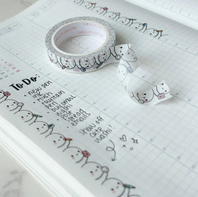 Peeping Stationery Munchkins | Washi