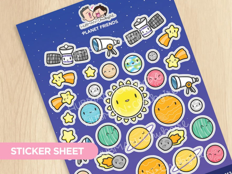 Planet Friends | Big Sticker Sheet