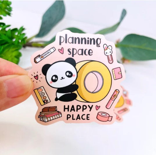 Planning Space Happy Place | Vinyl Sticker