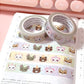 Pandy and Friends Pastel Rainbow Gradient Confetti | Washi