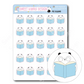 Kawaii Poe - Reading | Sticker Sheet