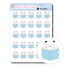 Kawaii Poe - Reading | Sticker Sheet