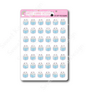 Kawaii Poe - Reading | Sticker Sheet