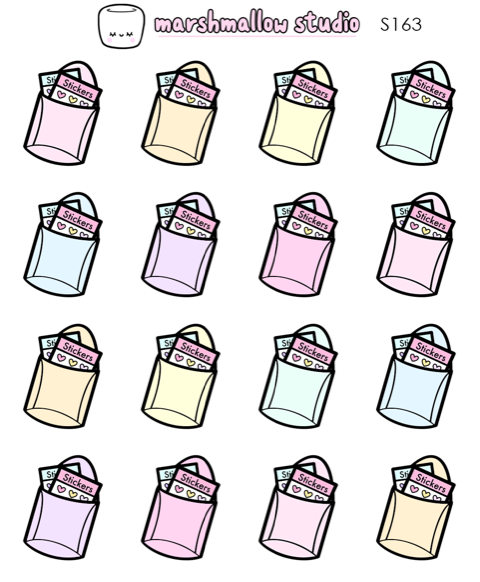 Rainbow Sticker Mail | Sticker Sheet