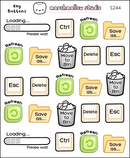 Key Buttons | Sticker Sheet