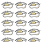 Eggshausted | Sticker Sheet