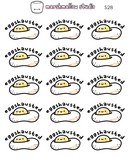 Eggshausted | Sticker Sheet