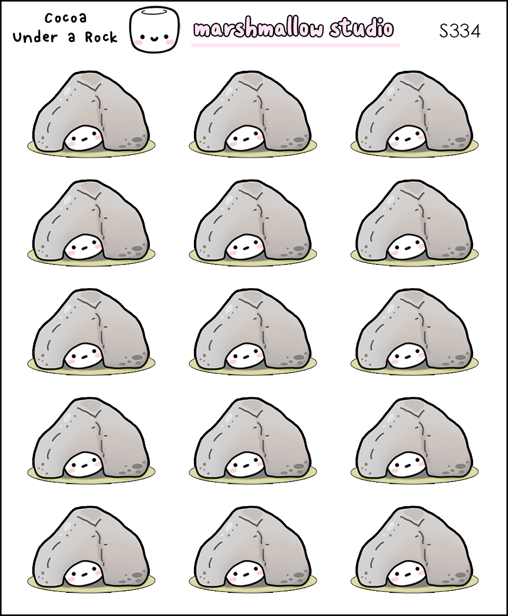 Cocoa - Under A Rock | Sticker Sheet