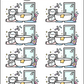 Clean Bathroom | Sticker Sheet