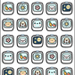 Daily Polaroids | Sticker Sheet