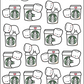 Cocoa - Marbucks | Sticker Sheet