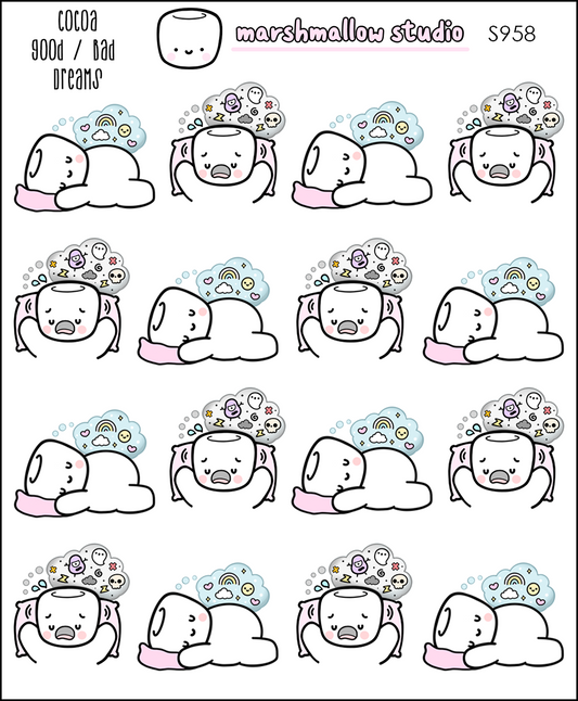 Cocoa - Good/Bad Dreams | Sticker Sheet