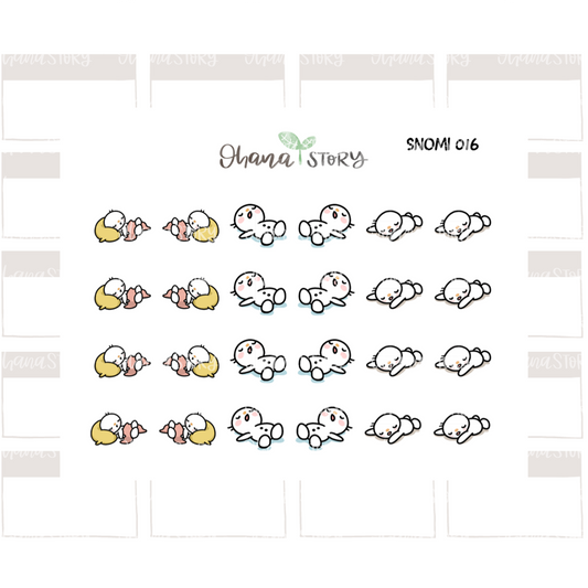 Tired/Sleepy | Sticker Sheet