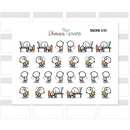 Tired/Sleepy II | Sticker Sheet